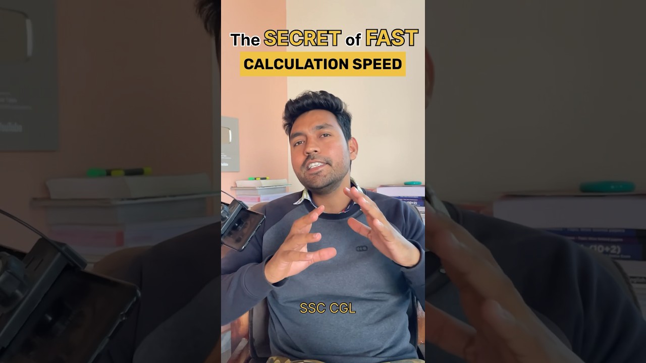 Calculation Speed Boost: Ace SSC CGL Math & Reasoning in Less Time! 🚀