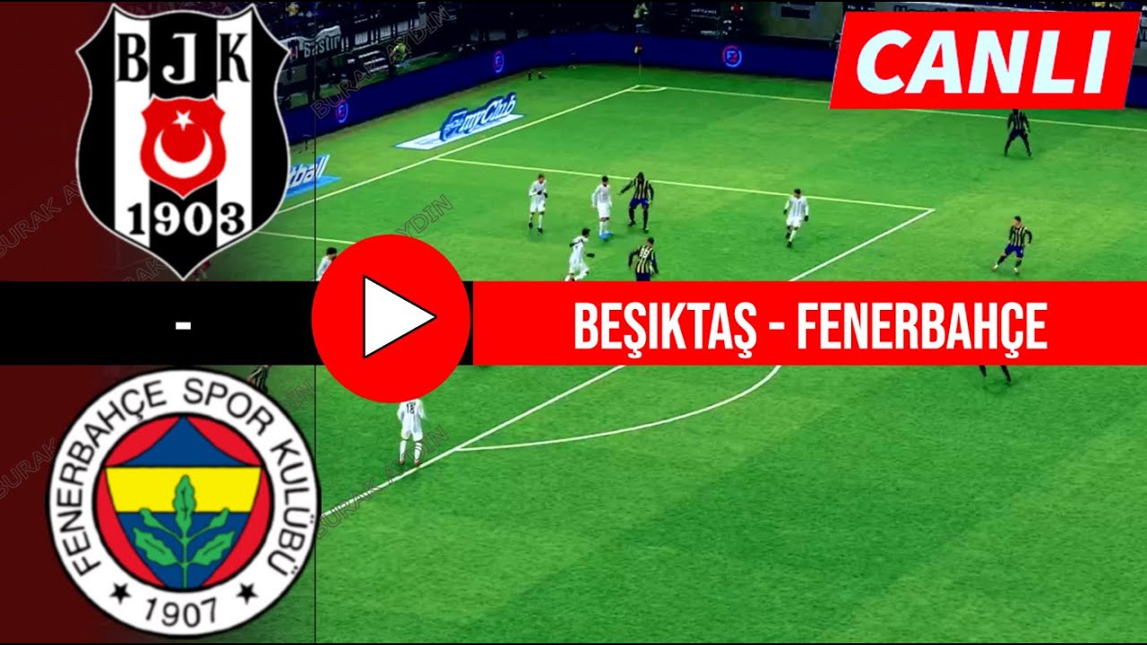 Beşiktaş - Fenerbahçe Maçı Canlı İzle | eFootball 21 Türkçe Oyun Yayını ⚽