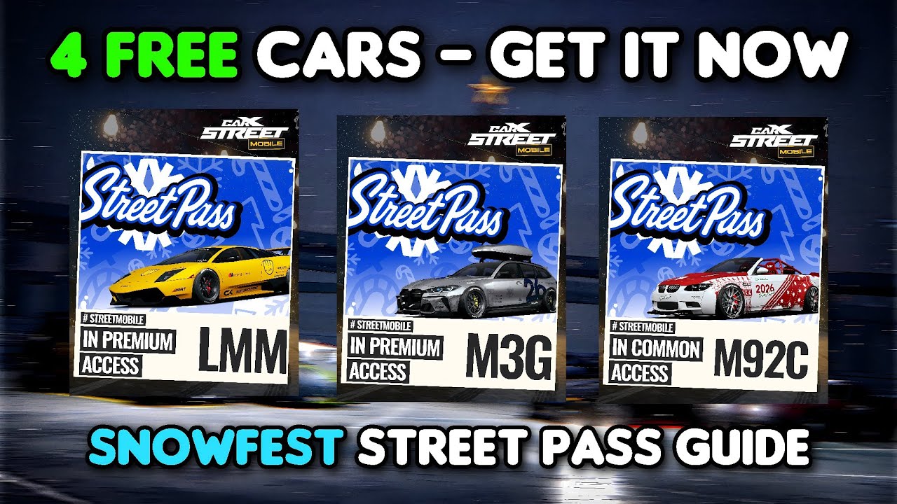 CarX Street SNOWFEST Event Guide ❄️