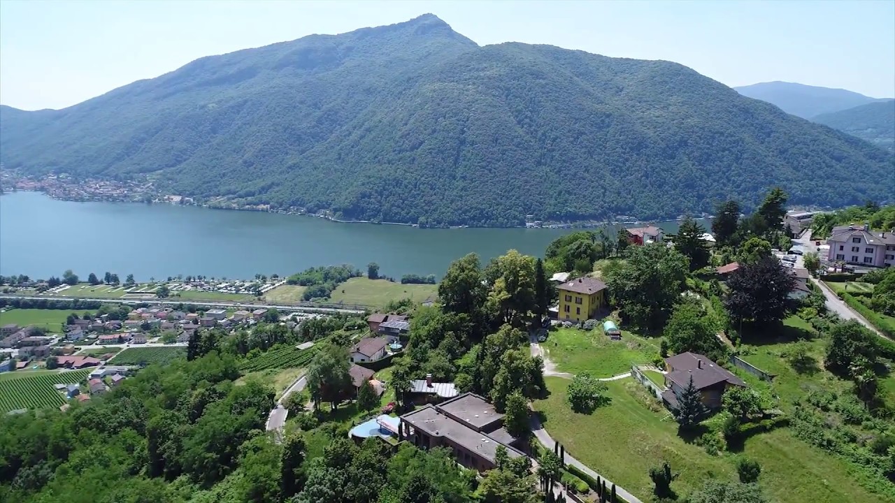 Rovio Ticino Tessin Luftaufnahmen aereo