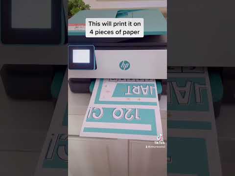 Printing Poster Size from PDF at Home