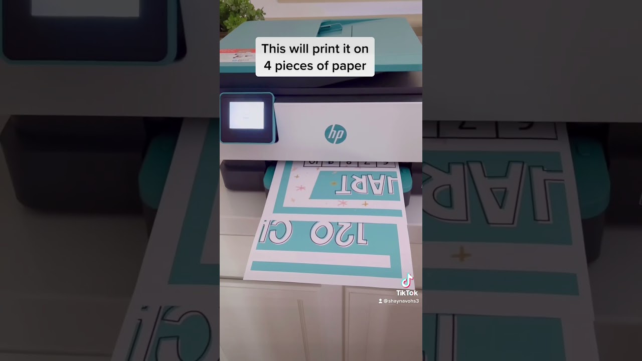How to Print a Large Poster from a PDF at Home