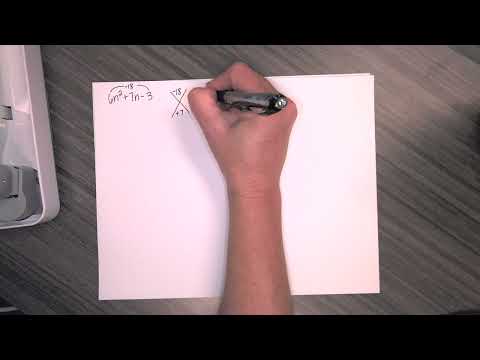 Factoring Trinomials with Leading Coefficient That is NOT 1 - the ac Method