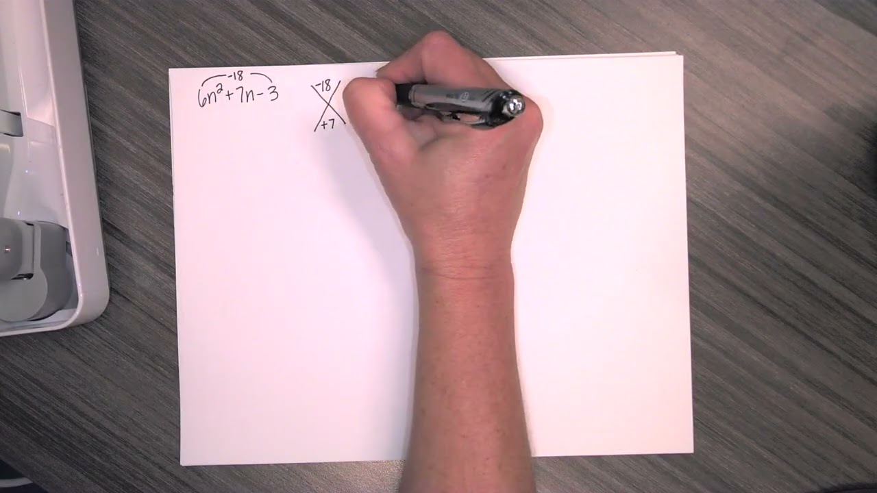 Factoring Trinomials with Leading Coefficient Not Equal to 1 Using the ac Method