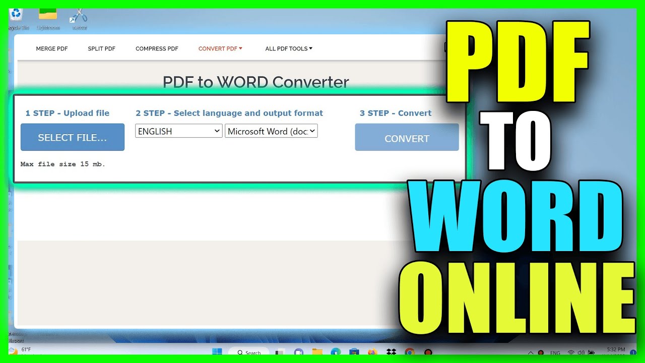 OnlineOCR: The Best Free PDF to Word Converter Tool