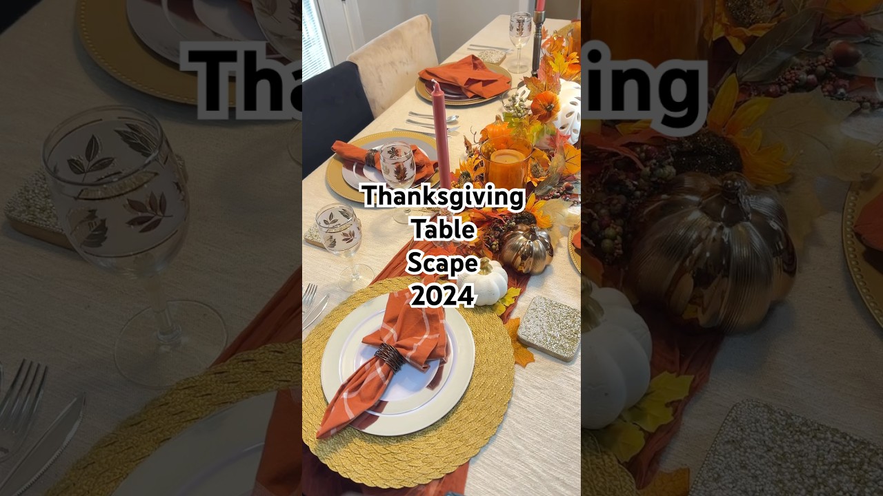 Budget-Friendly Thanksgiving Table Decor 2024 🦃