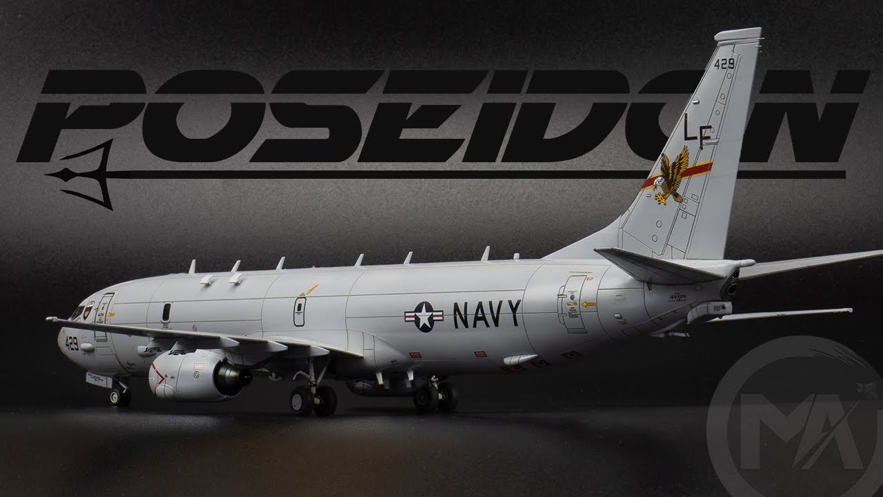Academy 1/144 P-8A Poseidon US Navy Model ✈️