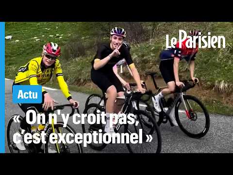 Ces cyclistes tombent par hasard sur Jonas Vingegaard et roulent 4 heures avec lui
