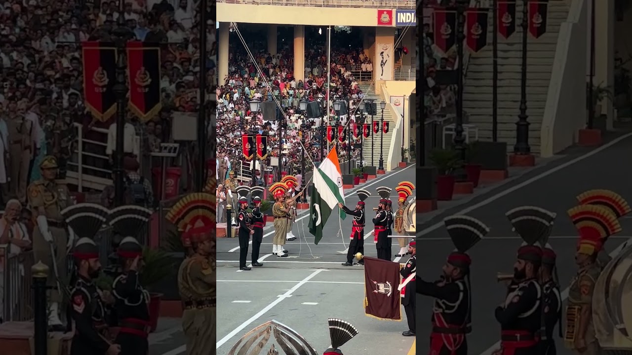 Attari Wagah Border Flag Ceremony ๐ฎ๐ณ๐ต๐ฐ