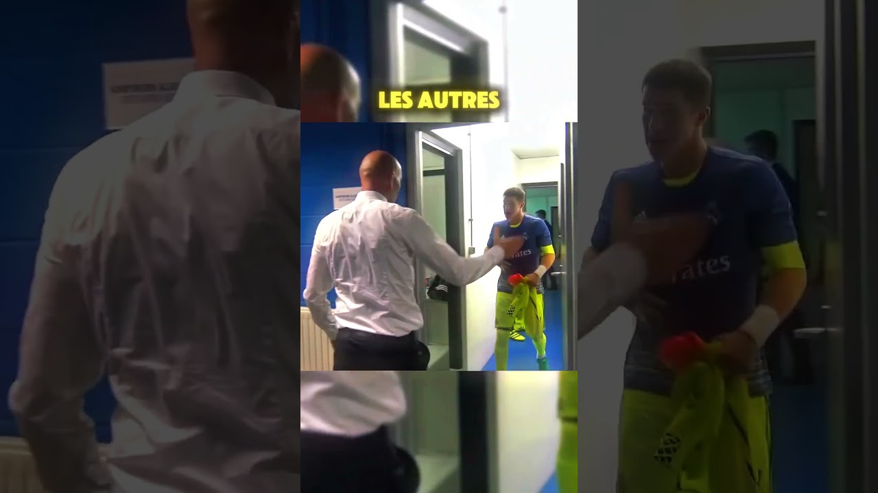 Quand Zizou salue ses coéquipiers ⚽