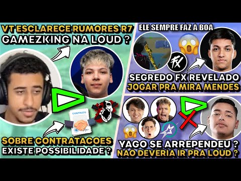 VT ESCLARECE RUMORES SOBRE GAMEKZING! YAGO SE ARREPENDEU IDA PRA LOUD? SEGREDO DO FX REVELADO!