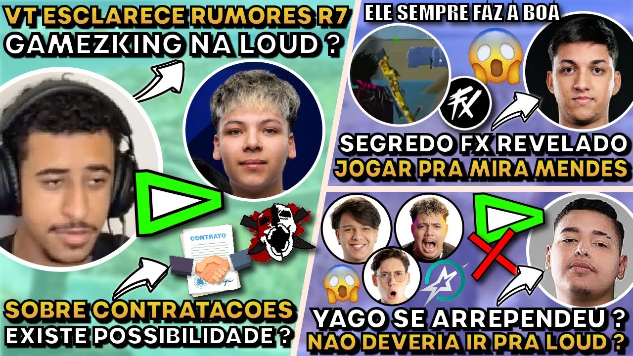 VT Esclarece Rumores Sobre GameKzing, Yago Se Arrependeu de Entrar na LOUD? Segredo do FX Revelado! 💎