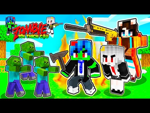 ZOMBIE TÔI THÍCH CẬU TẬP 3: PHONG CẬN SAMMY GIẢI CỨU MÈO SIMMY KHỎI BẦY XÁC SỐNG TRONG MINECRAFT