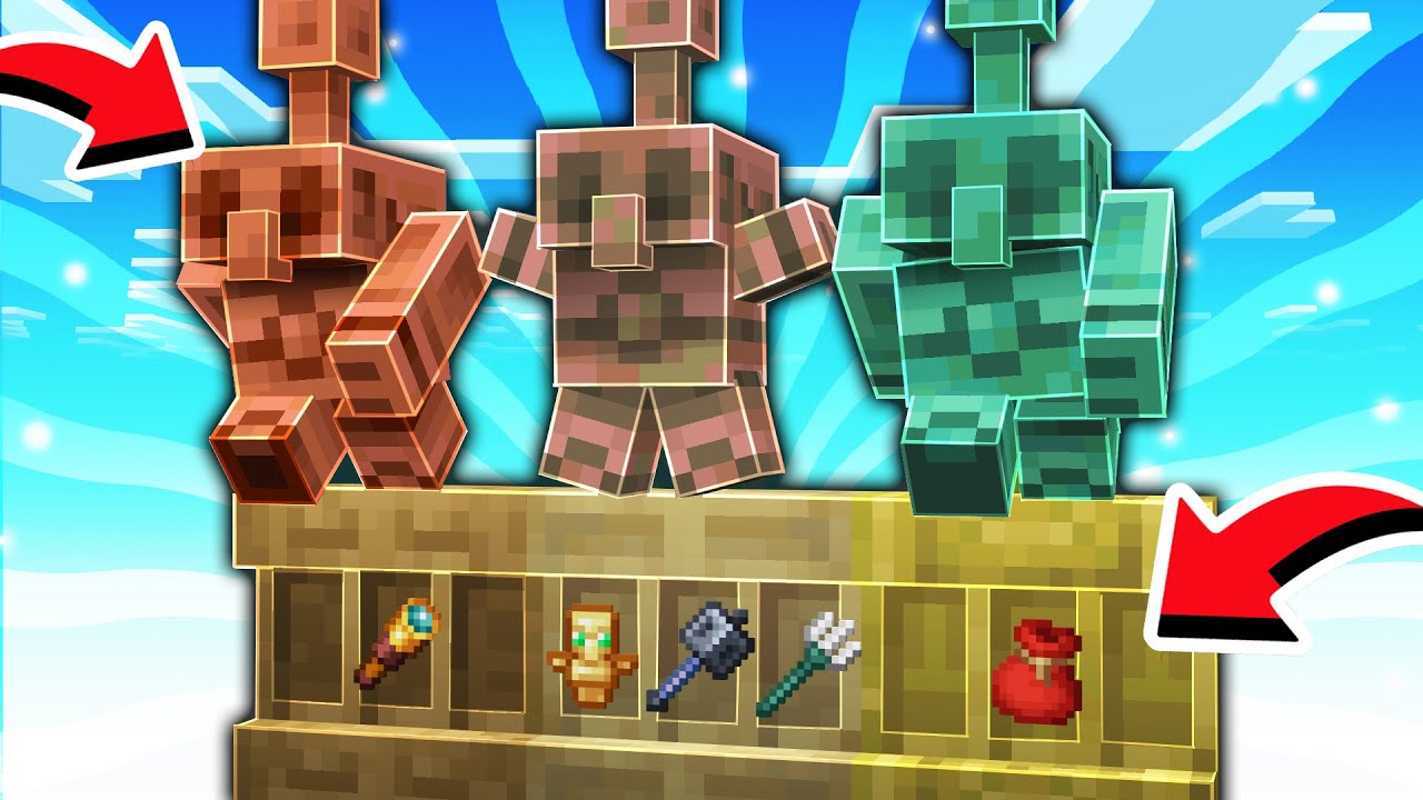 Майнкрафт 1.22 Обновление: Медные Статуи, Полки и Новые Возможности! 🔧