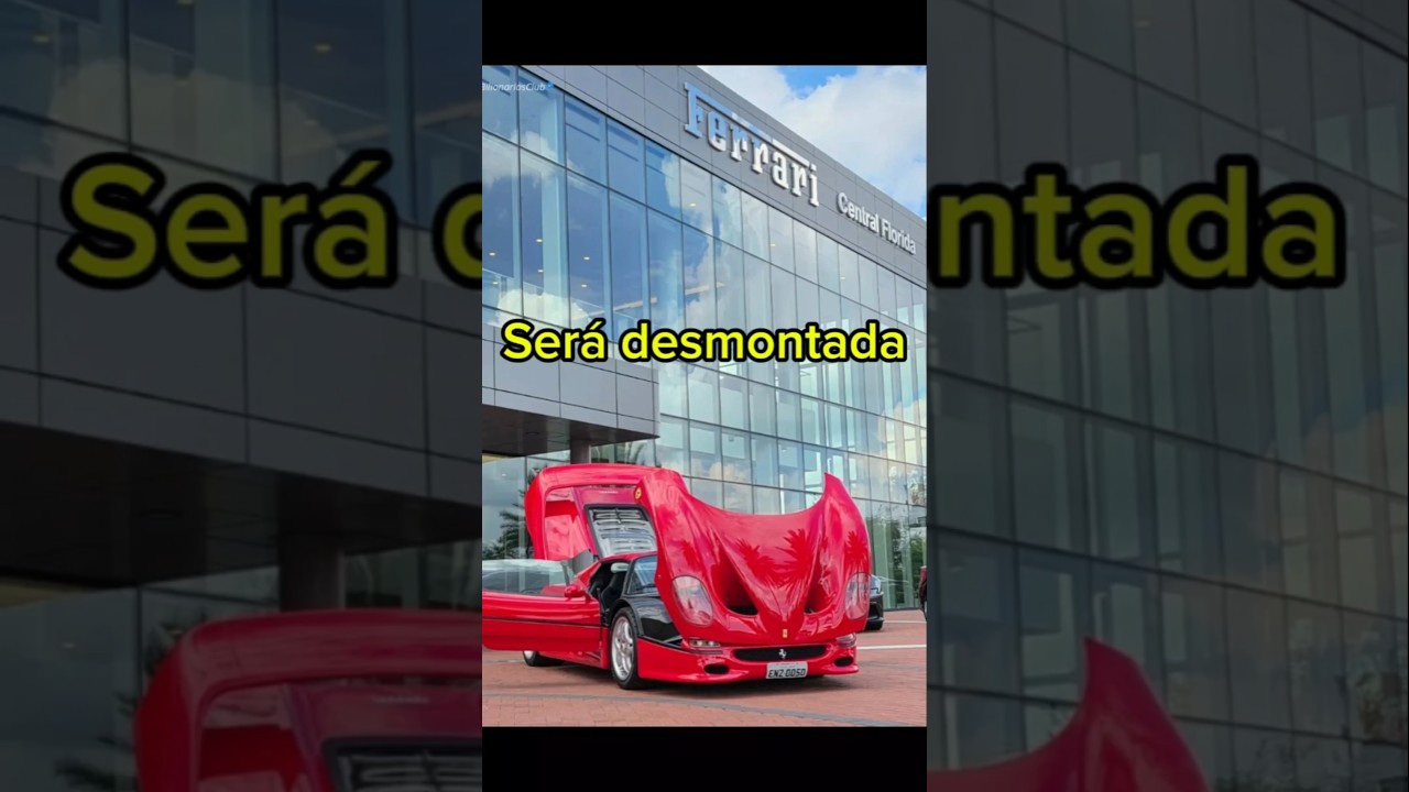 Única Ferrari F50 do Brasil será desmontada