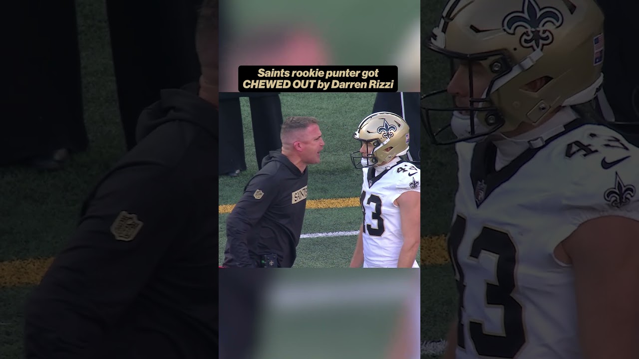 Darren Rizzi Criticizes Saints Rookie Punter 🏈
