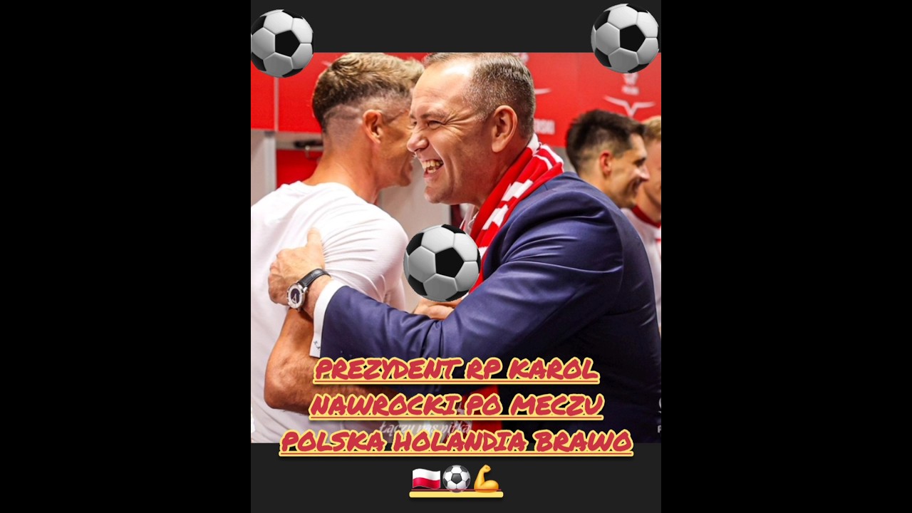 Prezydent RP Gratuluje Lewandowskiemu po Emocjonującym Meczu Polska vs. Holandia 🇵🇱⚽️