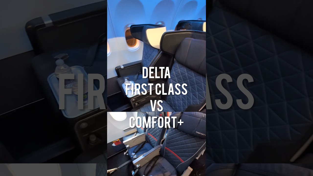 Airline Meal Comparison: Delta First Class vs. Comfort+ Are Upgrades Worth It? 🍽️✈️ #DeltaAirlines