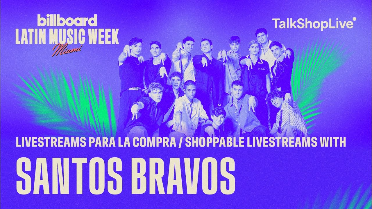 Santos Bravos Live at Billboard Latin Music Week 🎶 – Shop Exclusive Products Now!