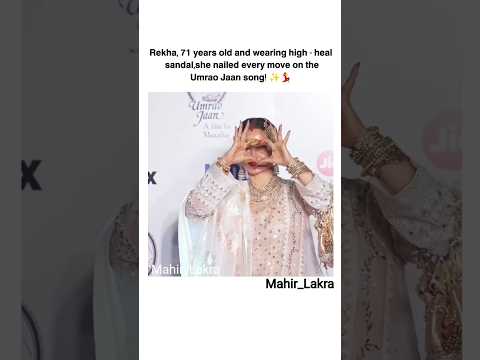 Rekha Danced Gracefully on Umrao Jaan Song 💃#shorts #edit #bollywood #song