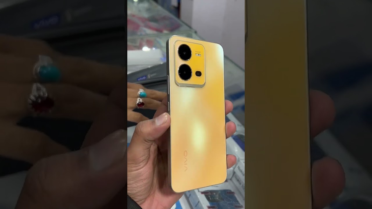 VIVO V25 5G Sunrise Gold – Sleek & Stylish 😎
