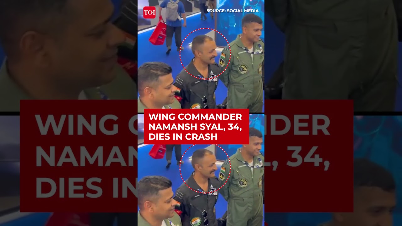Tejas Jet Crash at Dubai Air Show: IAF Wing Commander Killed ✈️