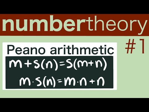 Peano Arithmetic -- Number Theory 1