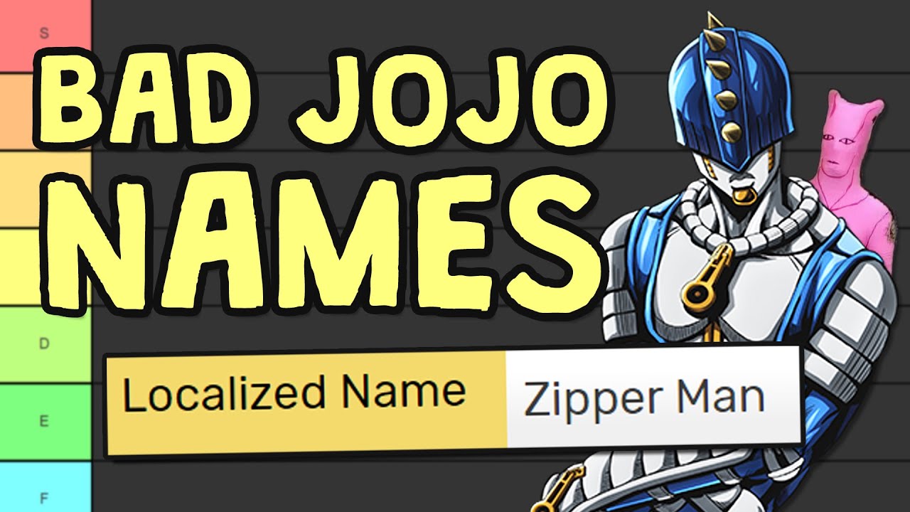 Ranking the Worst JoJo Localization Names