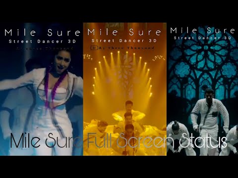 Mile Sur Mera Tumhara Whatsapp Status | Street Dancer 3D | Mile Sur Song Whatsapp Status | 2020