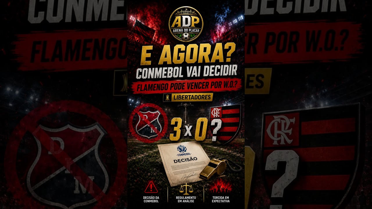 Medellín x Flamengo cancelado após confusão na torcida; entenda o que acontece agora