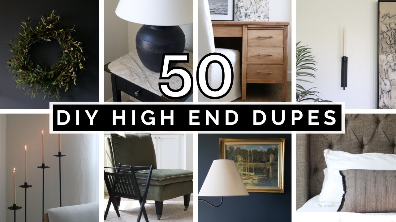 50 DIY Luxury Home Decor Thrifted Dupes ✨
