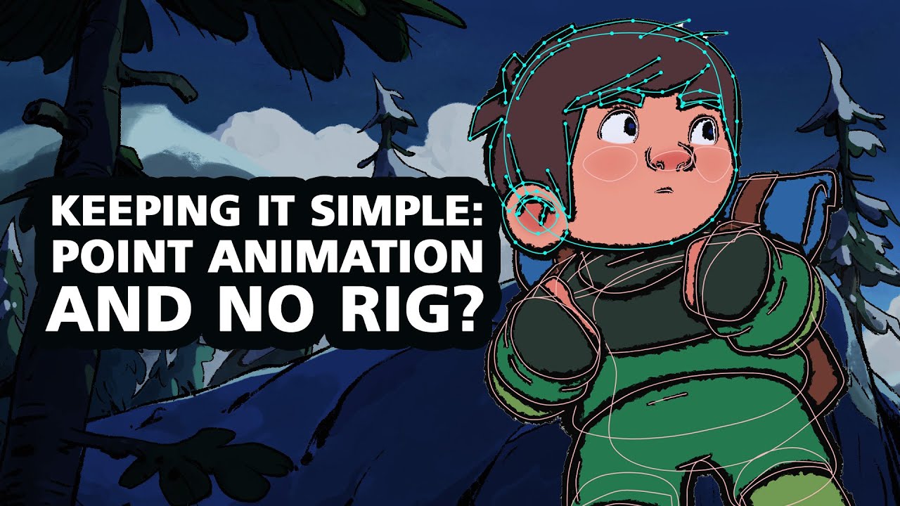 Simple Yet Stunning: Creating a Scene Using Only Moho's Point Animation ✨