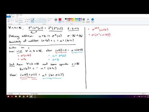 Peano Arithmetic: Defining Addition and Proving Associativity