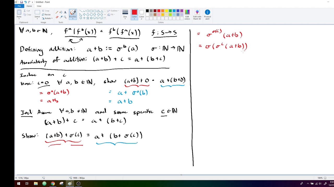 Understanding Peano Arithmetic: How Addition Is Defined & Why It's Associative ✨