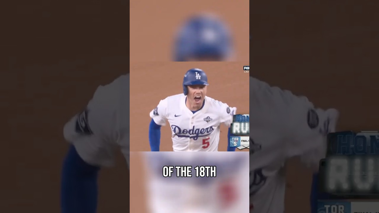 Freddie Freeman's Epic Walk-Off Home Run in the 18th Inning! ⚾️