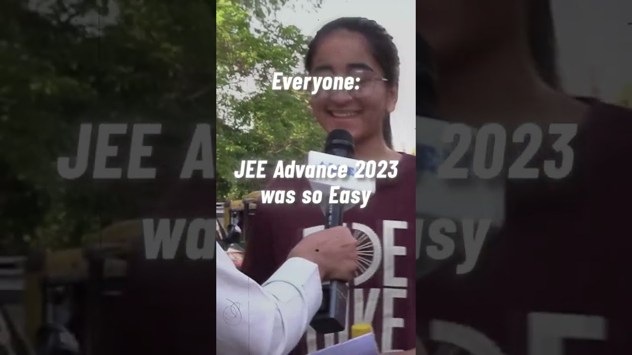 JEE Advance 2023: Easy or Challenging? | Chimney Problem π‘