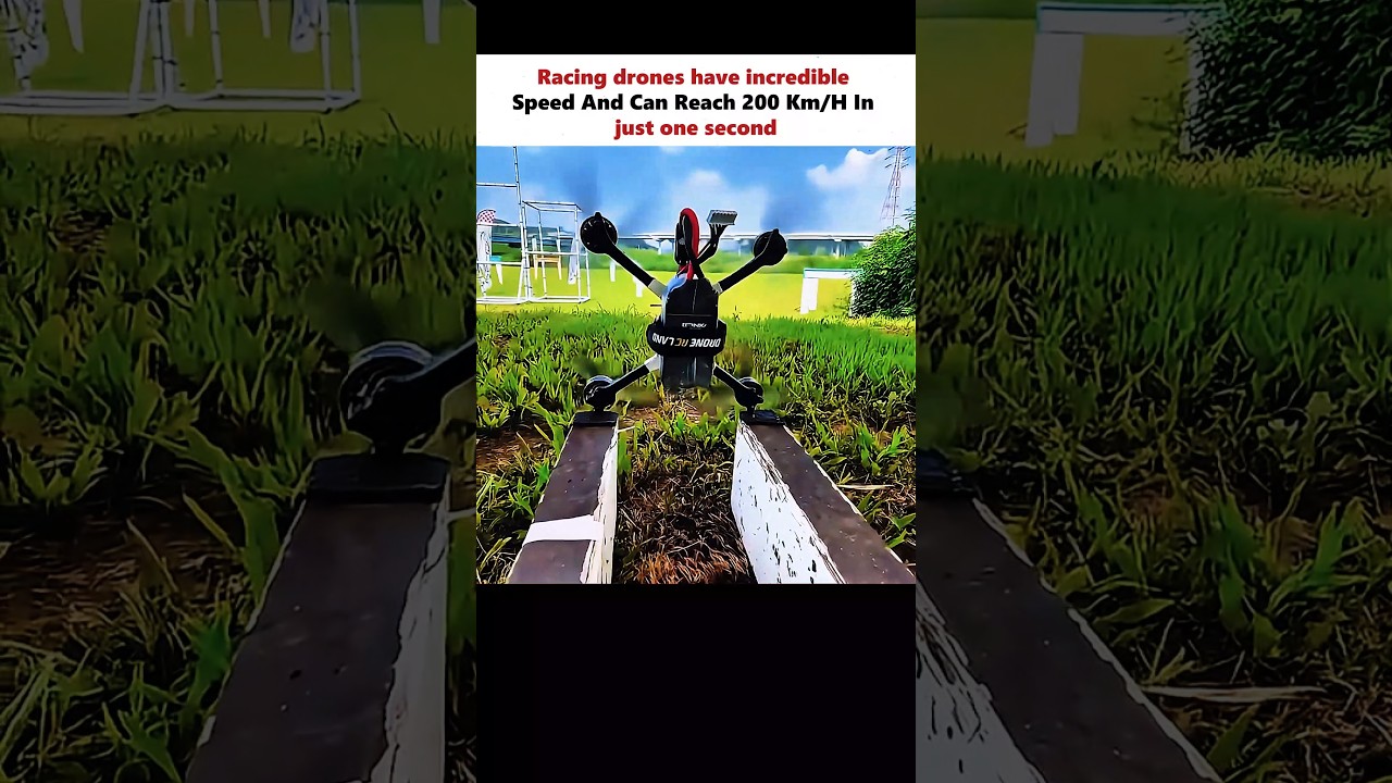 Power Of Racing Drones #physics #scienceexplained