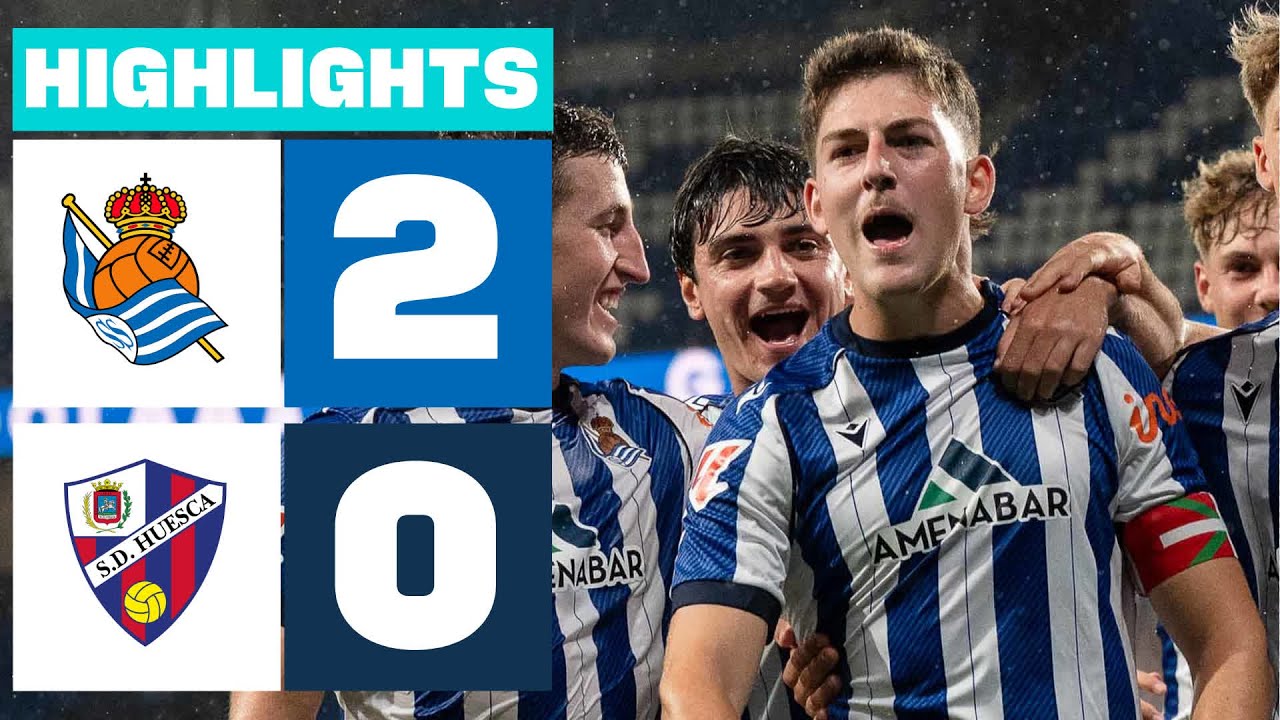 Real Sociedad B 2 - 0 SD Huesca | Resumen LaLiga Hypermotion