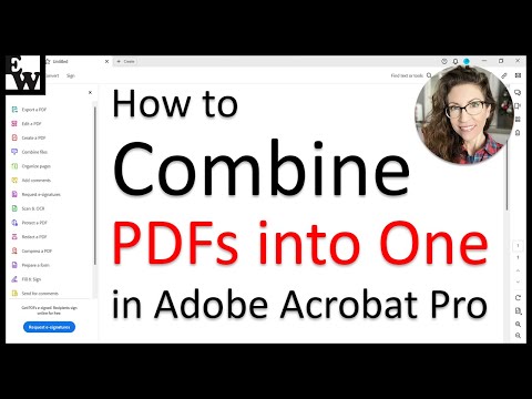 How to Combine PDFs into One in Adobe Acrobat (UPDATED Interface)
