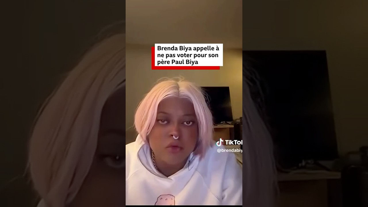 Brenda Biya: « Je ne voterai pas pour Paul Biya » 🇨🇲