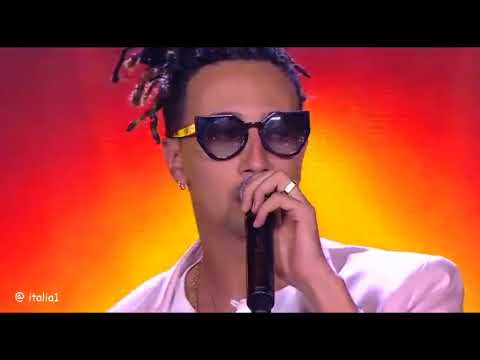 ghali batiti live  "مغني الراب التونسي غالي يبهر الجماهير الإطالية "