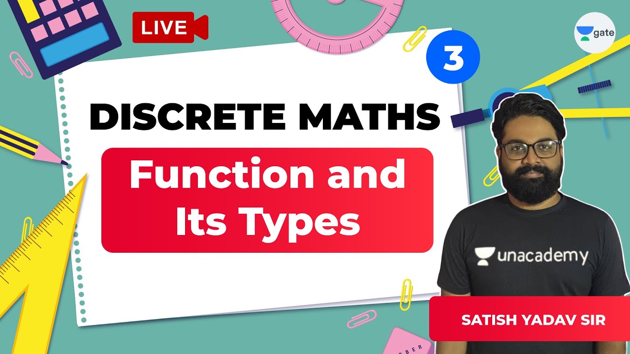 Functions and Their Types | Discrete Mathematics Lecture 3 | GATE Computer Science