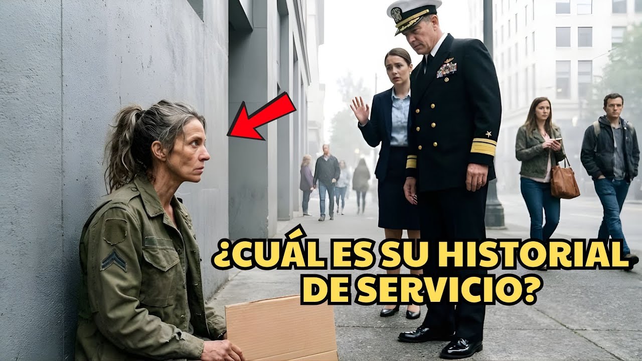 Almirante bromea sobre servicio de mujer sin hogar 🚢