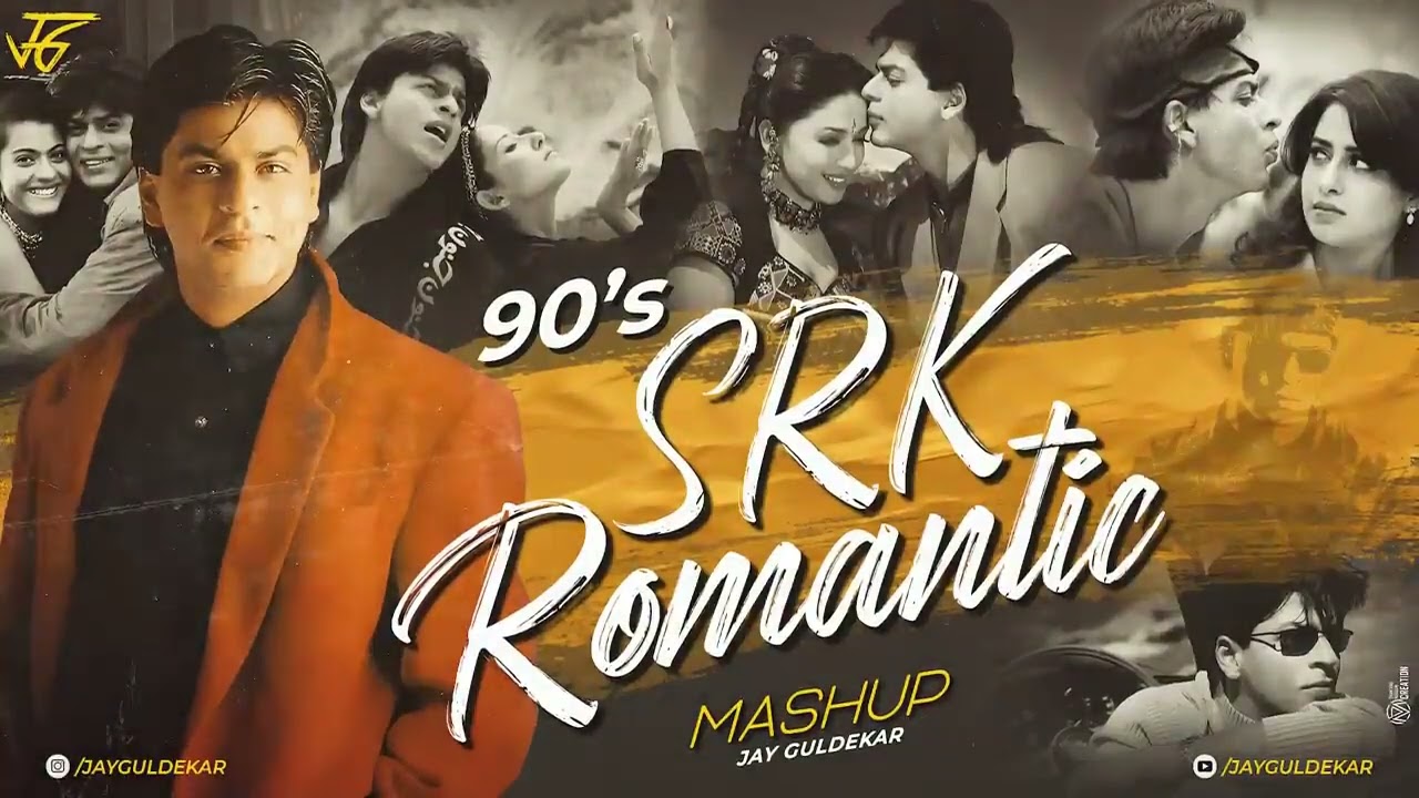 90's SRK Romantic Hits Mashup 🎶