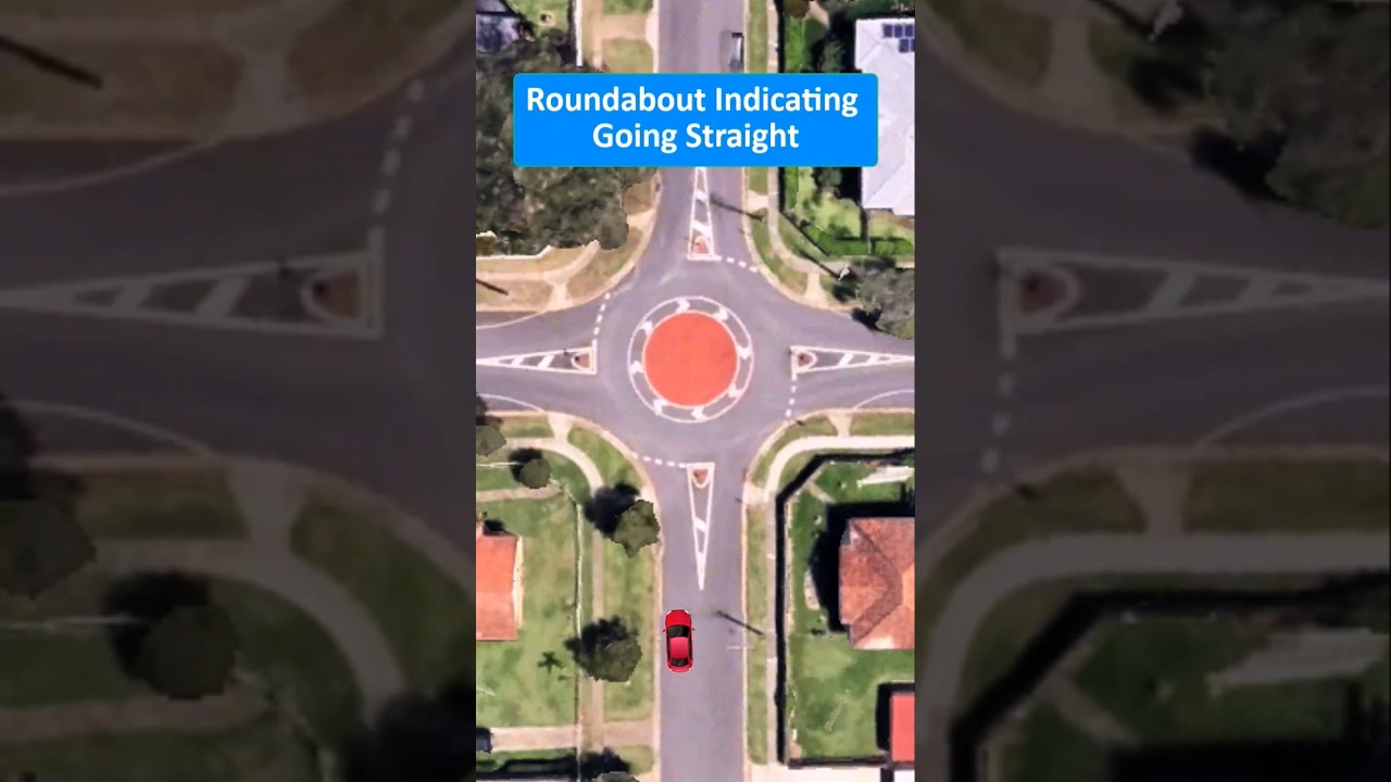 Indicating at Roundabouts: Guidance for Going Straight