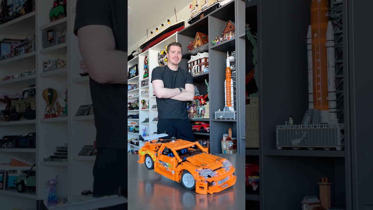 Building the Fast and Furious SUPRA! How cool is this?! #LEGO #Cars #FNF #ASMR