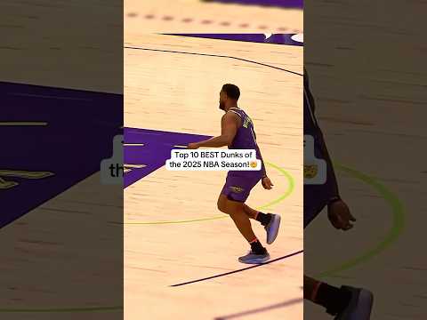 Top 10 BEST Dunks of the 2025 NBA Season!🤯