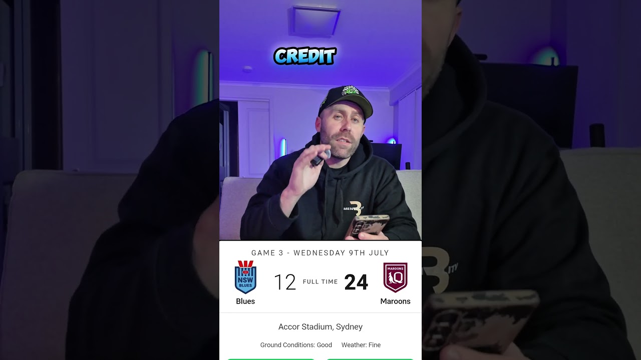 Queensland Maroons Clinch Victory in State of Origin Game 3 🏆