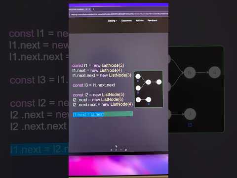 Visualize algorithms and data structures in real time #coding #development #algorithm