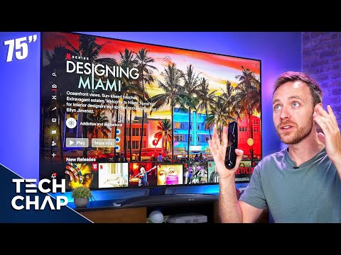 LG 75" QNED MiniLED 4K TV Unboxing & Impressions! [2022]